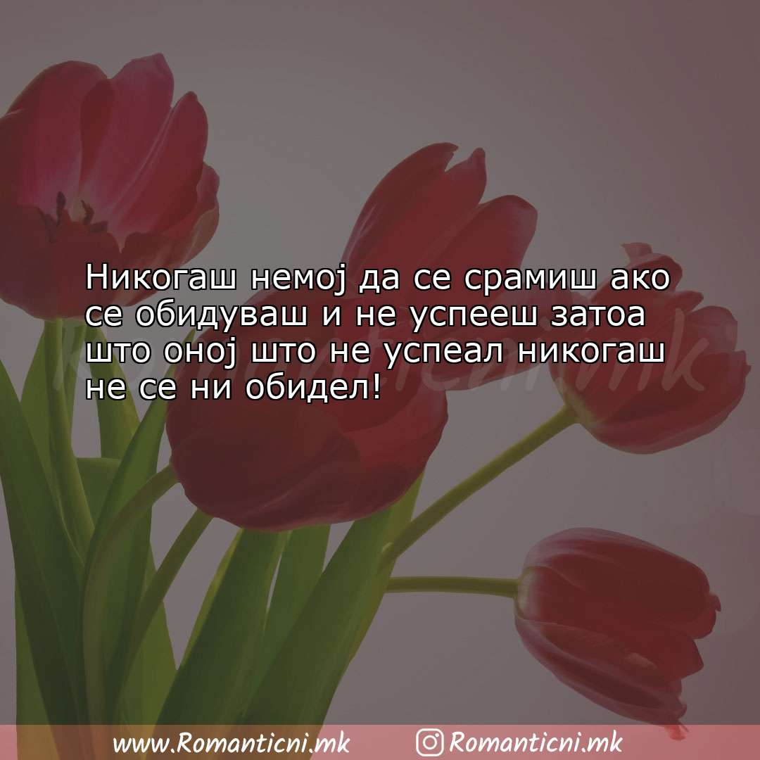 Љубовни смс пораки: Никогаш немој да се срамиш ако се обидуваш и не успее
