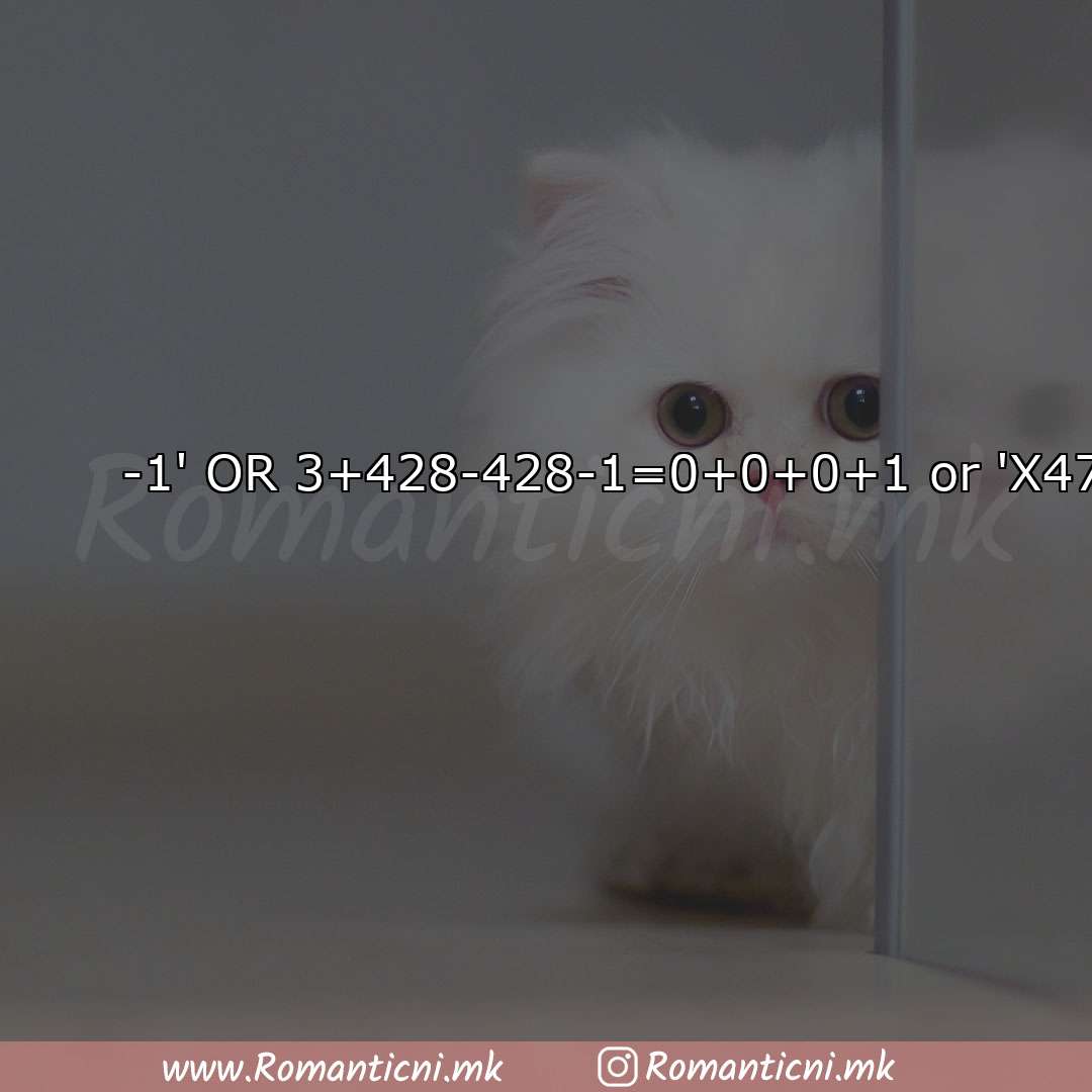 : -1' OR 3+428-428-1=0+