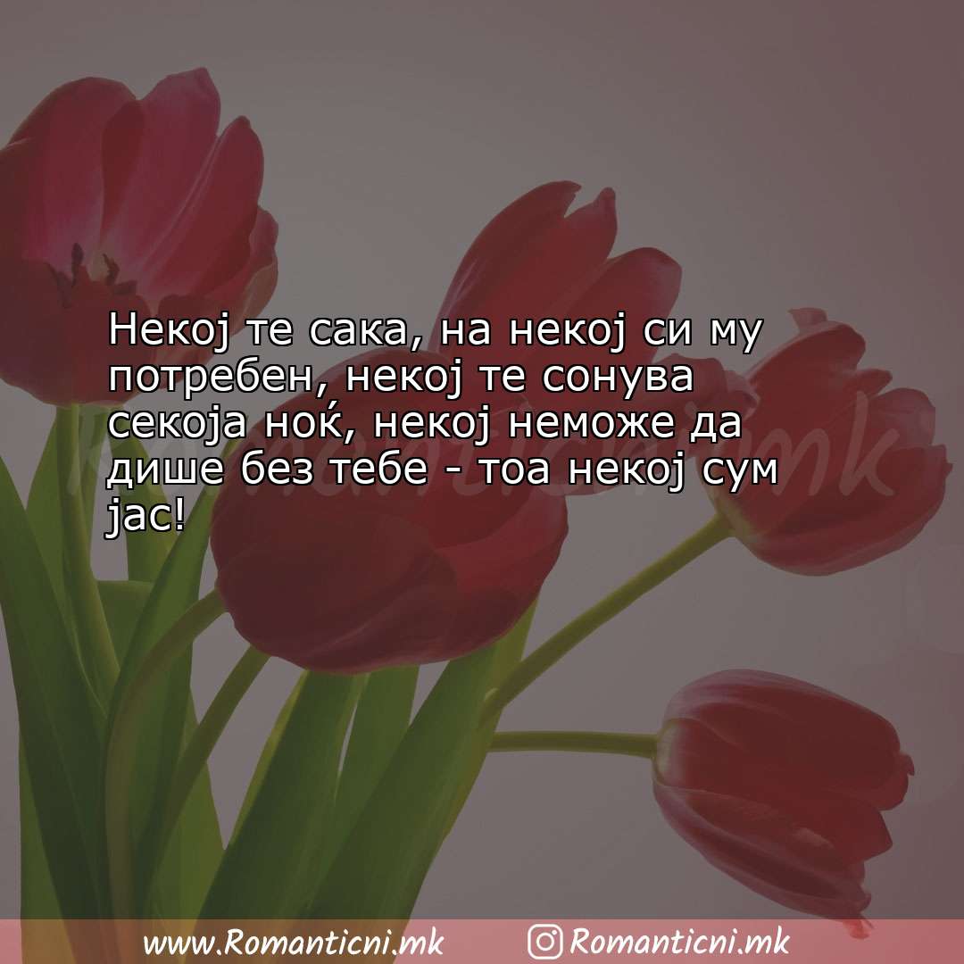 Роденденски пораки: Некој те сака, на некој си му потребен, некој те сонува се